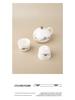 Sheep Fat Jade Portable Ceramic Tea Set - One Pot, Two Cups, Travel-Friendly Souvenir.