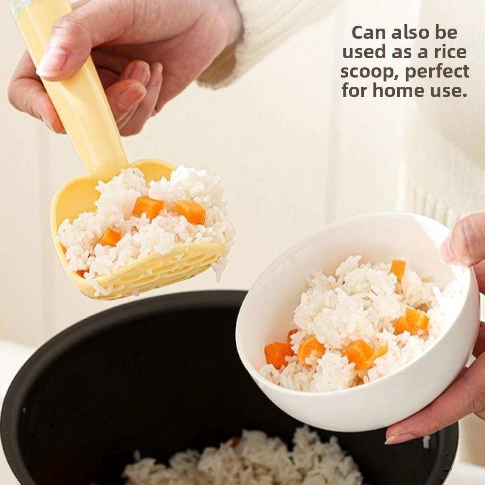 Plastic Strainer Ladle Food Grade Food Compactor Rice Spatula  Food Preparation