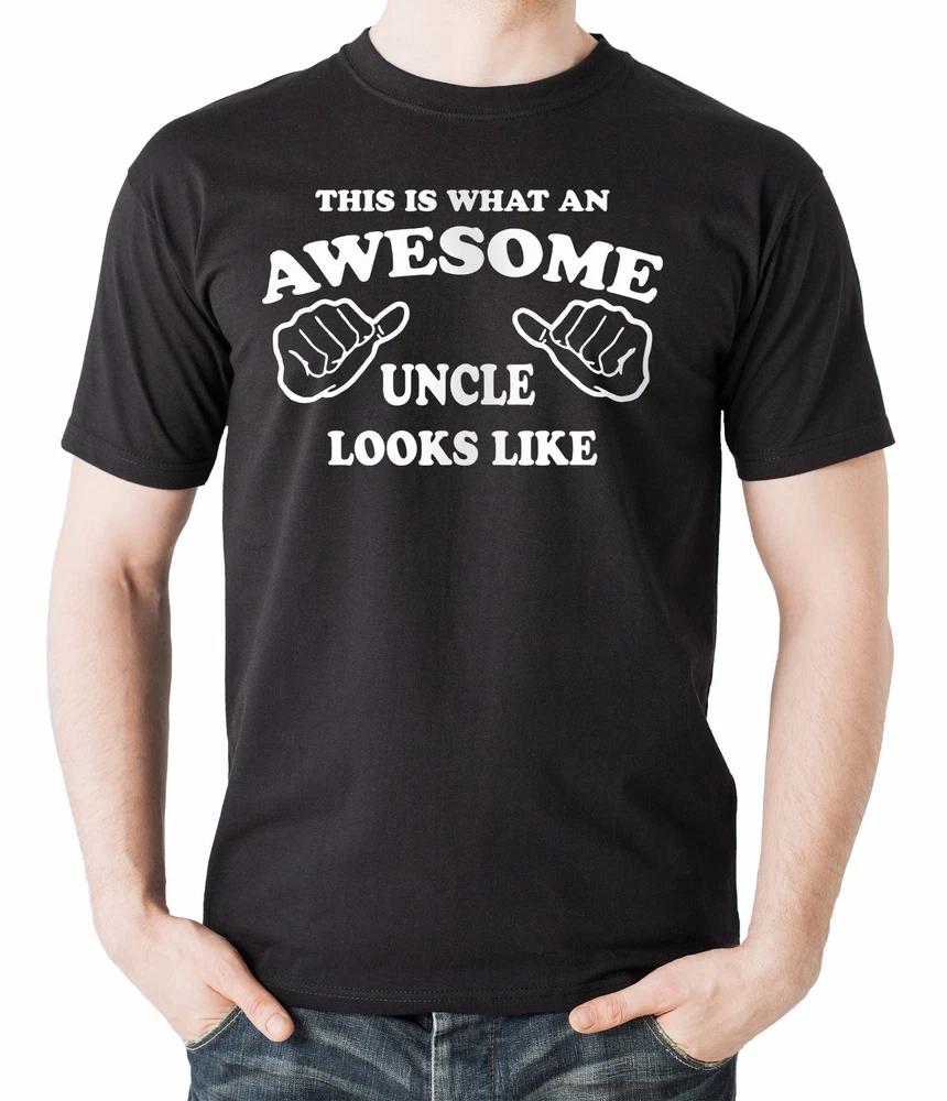 Gift For Uncle Awesome Uncle Looks Like TShirt Birthday Gift TShirt S