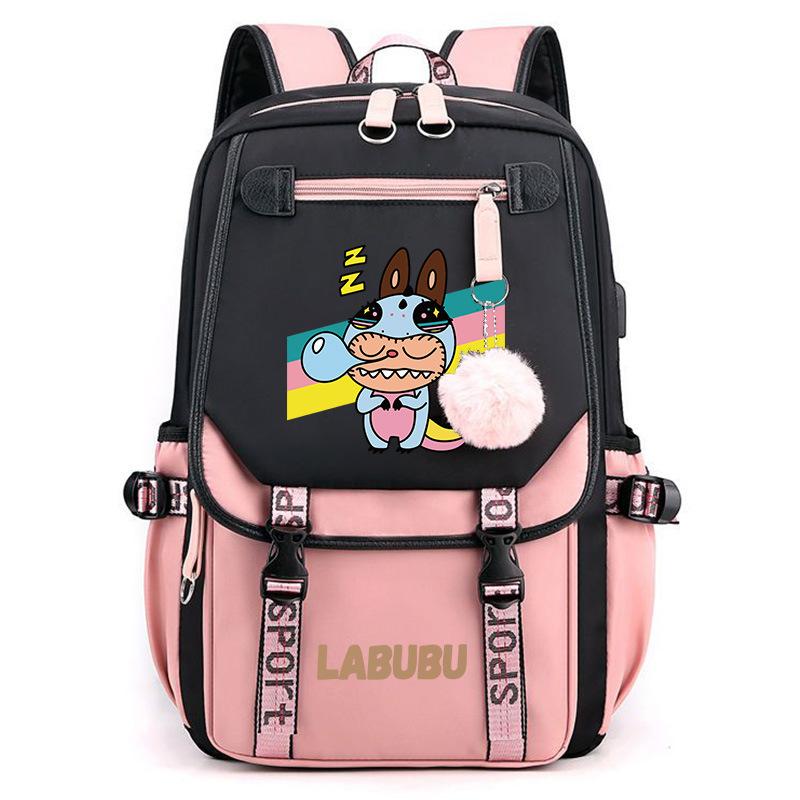 2024 New Labubu Labubu Primary School Schoolbag Boys 1236 Grade Boys Children Backpack