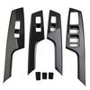Trim Handle Bowl Cover ABS Car Accessories Carbon Fiber Style Door Parts Interior Decoration Replacement Trim Handle
