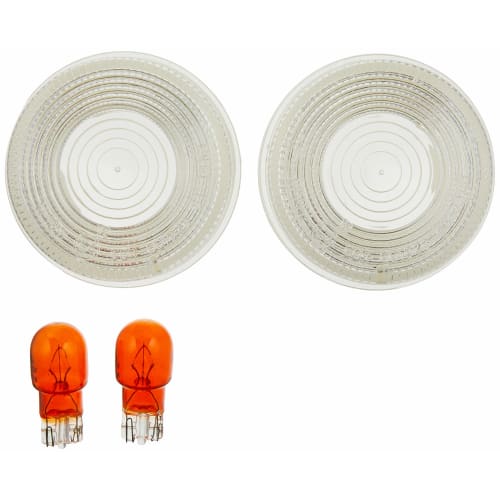 KITACO Turn Signal Lens Set (1 set of 2 left and right) Giorno/Jorcub/Dax/Little Cub, etc. Clear 807-1092000