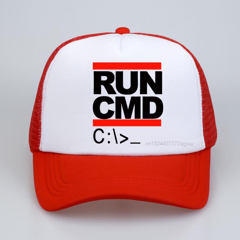 Unisex Mesh Breathable Caps Run Cmd Computer Programmer Baseball Cap Trending Graphic Summer Funny Birthday Gift Hats