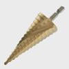 Hex Shank Spiral Pagoda Drill Bit Set - High-Speed Steel Step Drill for Hole Enlargement and Punching