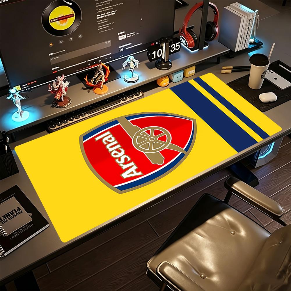 Arsenal Large Mouse Pad Desk Mouse Pad Computer Desk Mat Non-Slip Rubber Base Perfect for Office Laptop Gaming Setup