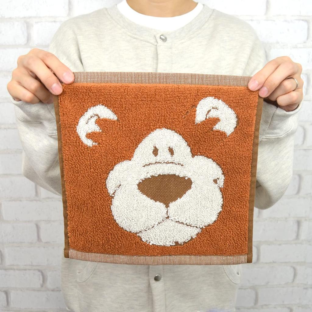 NICI Handbraun Handtuch, 25x25cm, Löwe,