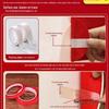 Wedding Room Decoration Set with Bride and Groom Double Happiness Stickers