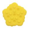 Silicone Sensory Stone Fidget Toy Portable Travel Anxiety Stress Relief Square Rectangle Triangle Round Star Textured Worry Stone Toy