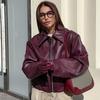 Fashion Loose Leather Jacket - Autumn/Winter Women's Motorcycle Style