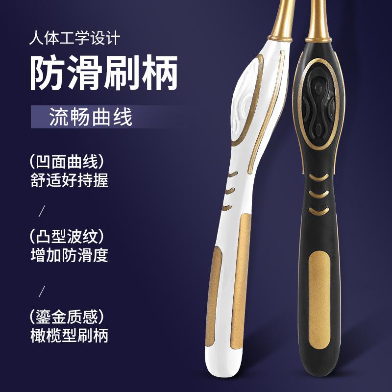 Olive Soft Bristled Wide Head Toothbrush, Suitable for Travel and Home Use, Suitable for Deep Oral Cleaning for Men and Women