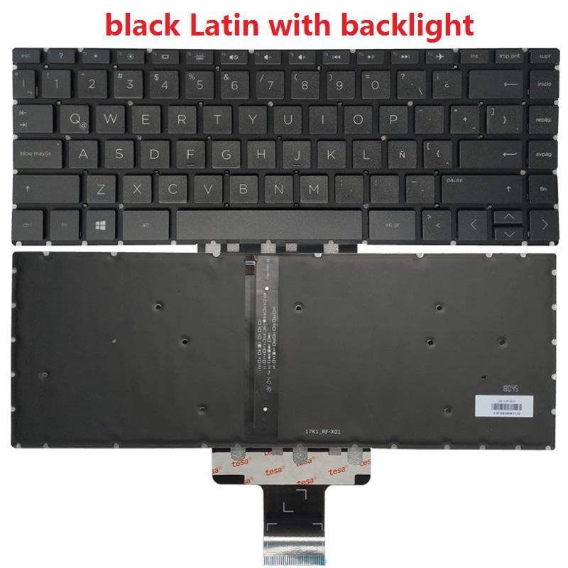 Russian/UK/US/Latin laptop keyboard for HP Pavilion X360 14-CK 14-CD 14M-CD 14-CE 14-DQ TPN-Q221 Q207 14-DG TPN-I131 TPN-W131