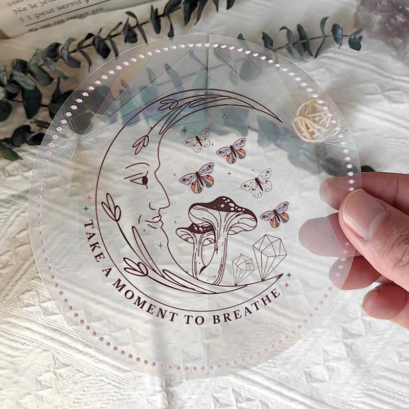 Atrapasol Pvc Autoadhesivo Pegatinas para Ventana de Cristal Gato Polilla Energía Atrapasol Papel Pintado Arcoíris Prismas Pegatina Calcomanías de Luz Solar