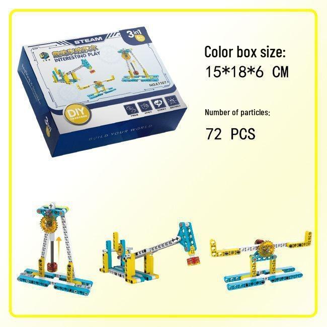 Lego-Compatible Programming Robot with Technic Building Blocks for Educational Play