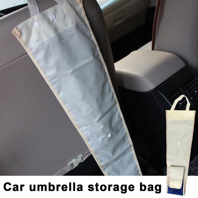 Wet Umbrella Bags Polyester Hangable Waterproof Umbrella Bag for Car Multifunctional Foldable Storage Bag Car Interior Supplies