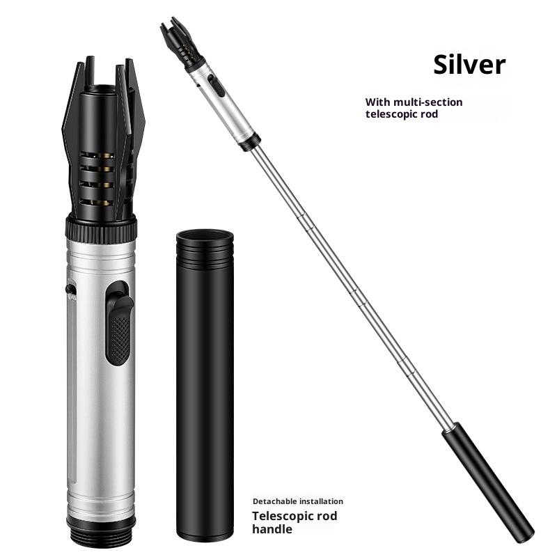 BBQ Barbecue Candle Lengthening Powerful Metal Gas Lighter Windproof Turbo Kitchen Torch Cigar Smoking Accessories Flashlight