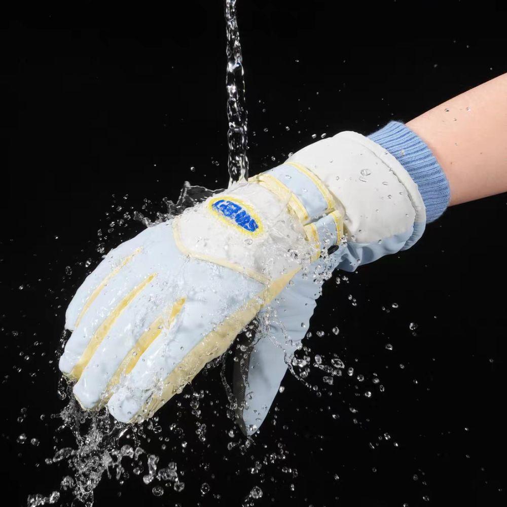 Windproof Skiing Gloves Full Finger Mittens Soft Snowboard Gloves Female/Girls