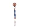 Beech Wood Chew Silicone Bead Pacifier Clips Dummy Chain Holder Newborn Soother Chains Nipple Holder Baby Teething Toys Gifts