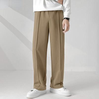 Pantaloni lunghi larghi da uomo estivi tinta unita Pantaloni maxi larghi casual da esterno taglie forti
