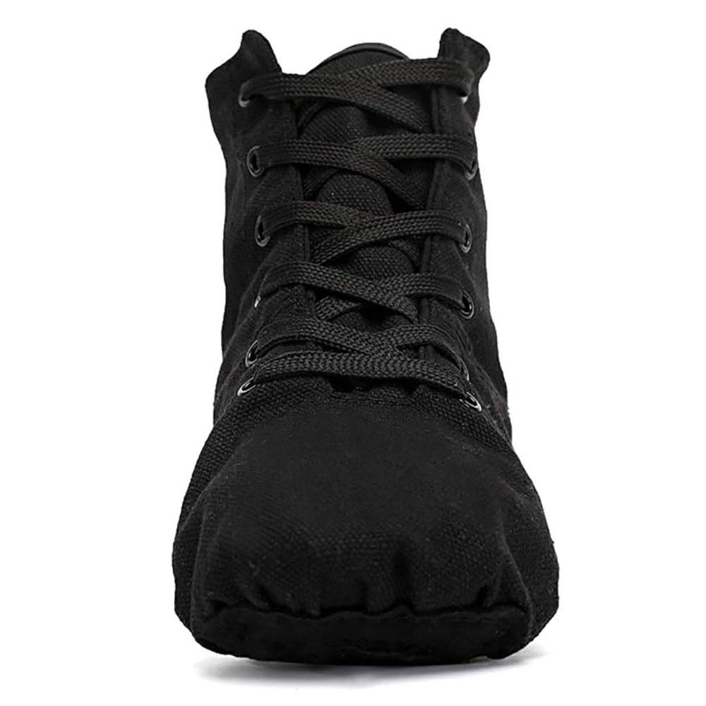 Fashion Canvas Jazz Dance Boots Ballet Dancing Sneakers for Adult Men Women Kid Ballet Shoes for Girls