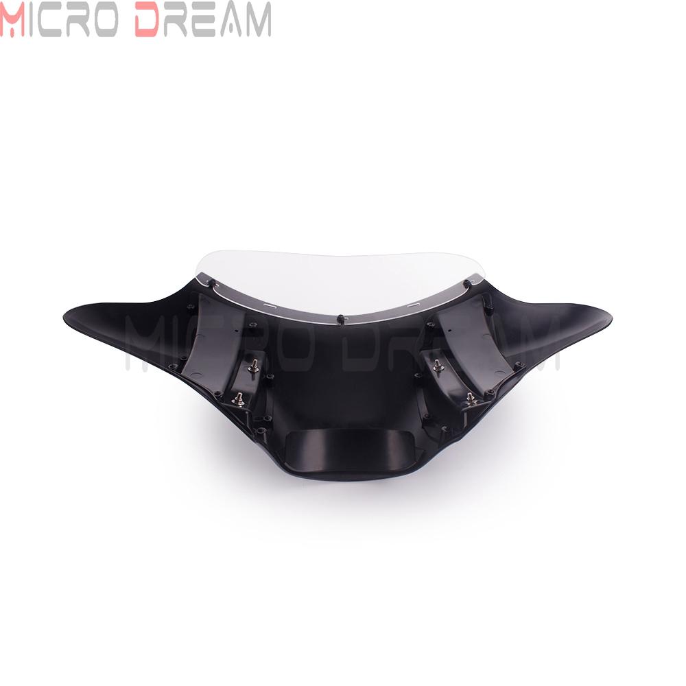 Front Outer Windscreen Windshield Batwing Fairing For Harley Road king Softail Fatboy Yamaha XVS650/XVS1100 V Honda VT750 1100