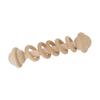 Beech Handbell Infants Baby Toy Solid Wood Unpainted Wooden Ring Soothing Funny Exercise