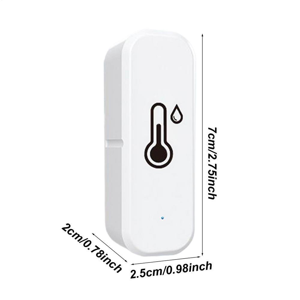 

Smart WIFI Temperature Humidity Sensor APP Remote Monitor For Smart Home SmartLife Wireless Remote Monitor Works белый