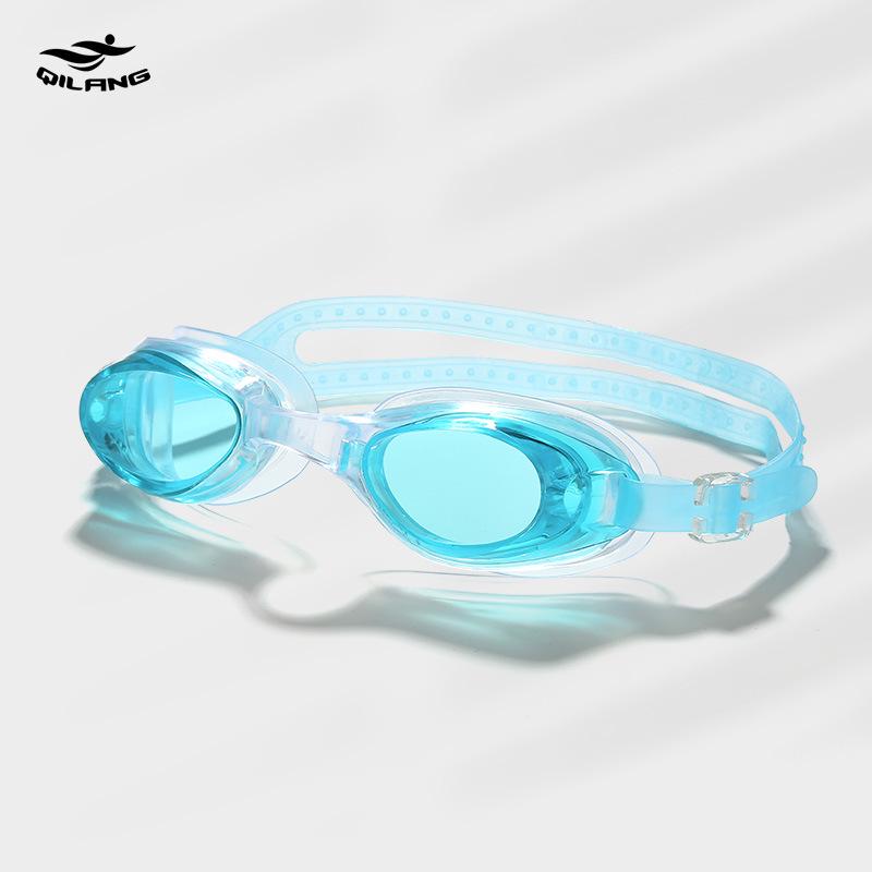 

High-Definition Anti-Fog Adult Swim Goggles with Earplugs & Cap