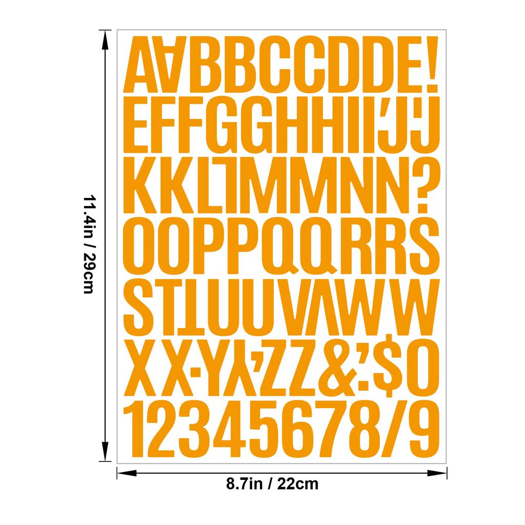 1.5 Inch Vinyl Letter Stickers Self Adhesive for Scrapbooking Card Making Party Decor Craft Supplies