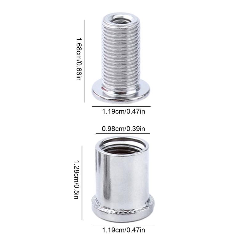 Crank Screws Bike Steel Chainring Screws Bike Accessories Bicycle Crank Fixing Bolt Lightweight Sturdy For Mountain Bikes