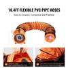 304.8mm Portable Extractor Fan Blower 5m Duct Hose Ventilator Industrial