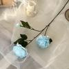 Nep Zijde Pioenroos Kunstbloem voor Vaas 25" Nep Pioenroos Takken met 2 Bloemen En 1 Knop voor Doe-het-zelf Bruidsboeket Bruidsdouche Huis Tafel