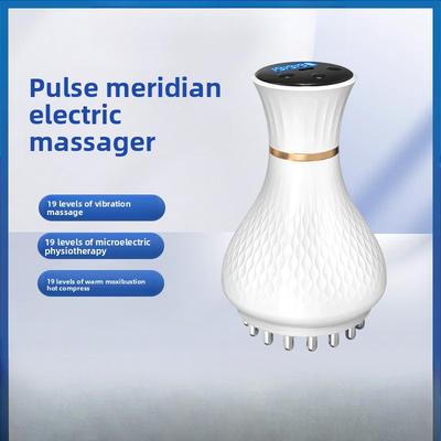 Elektrische Meridian-Bürste Schabe-Artefakt-Instrument Ganzkörper-Meridian-Reinigung Bürste Beinmassagegerät Reiben Bauch Reiben Instrument