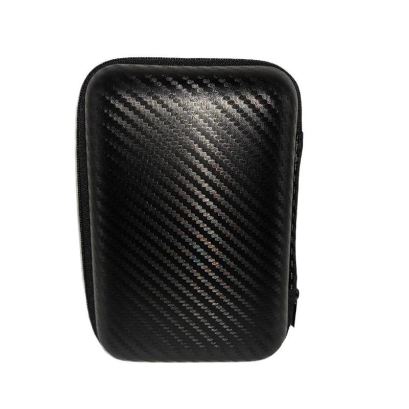 EVA Bag with Mesh Pocket Handheld Game Console Black Carrying Case Scratchproof Case Shockproof Storage Box for RG34XX