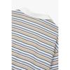 STUDIO TOMBOY MulTi STripe Collar Neck ShorT Sleeve T shirT 9176222986 