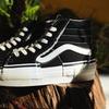Vans Sk8-Hi Reconstruct - Black White Unisex Sneakers True-White VN0005UK6BT