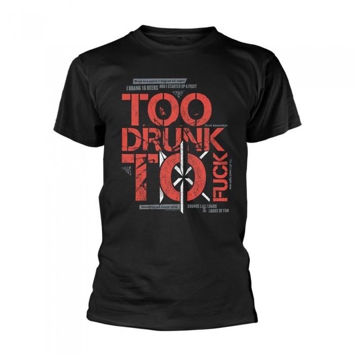 Tričko Dead Kennedys Unisex Adult Too Drunk To Fuck