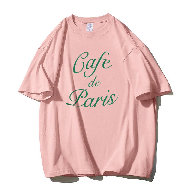 Shellsuning забавные футболки с буквенным принтом женские летние свободные хлопковые — фото 30