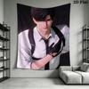 Zayne Wall Tapestry Aesthetic Wall Hanging Printed Fabric Blanket Decorative Tapestries for Bedroom Living Room Home Decor