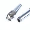 Southwest Taper Shank Ball Nose End Mill, 4 Flutes, Sizes: R10-R25