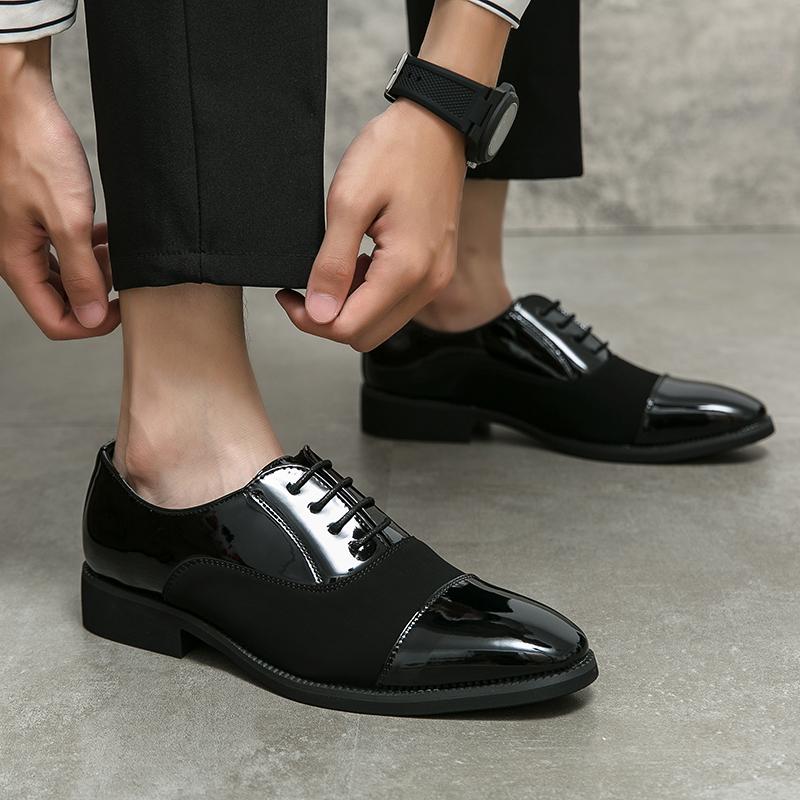 Men's formal leather shoes Classic gentleman retro style Leisure Outdoor Party Daily Business Office Wedding groomsman shoes