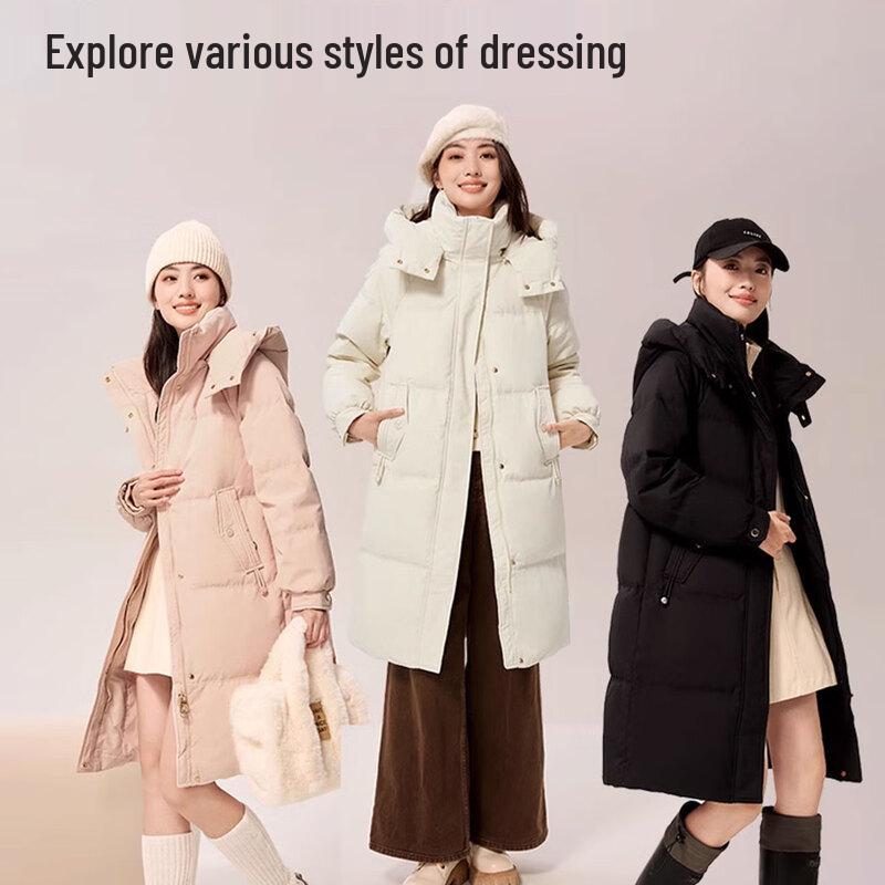 Mark Fairwhale Women's 2025 Winter Long Down Jacket