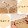 GeLeCo Wine Glass Holder, Adjustable Shelf Thickness, Wine Glass Hanger, Hanging, No Drilling Required (2 Lanes, Holds 6 Glasses)