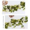 Multicolor Artificial Dahlia Flower Vine DIY Gypsophila Ornament Lifelike Eucalyptus Leaves Silk Accessories Plant Wall