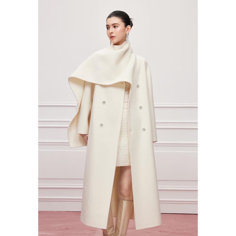 Mandy Zhang Women's Alpaca Wool Blend Double-faced Coat