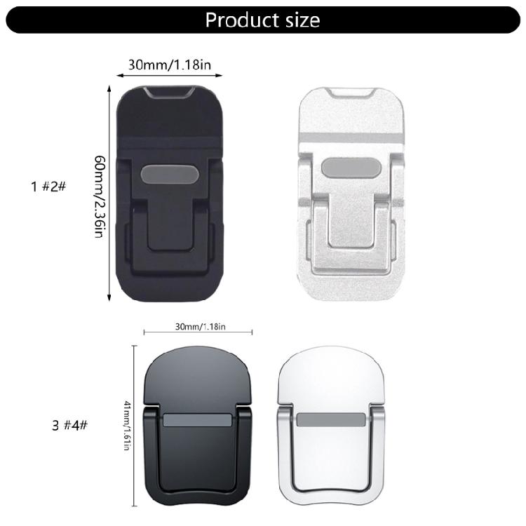 2Pcs Foldable Laptop Stand Portable Laptop Stand Invisible Cooling Laptop Stand Cooling Office Footpad Notebook Tablets