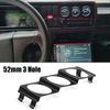 1pc Universal Car 52mm Gauge Radio Single DIN Slot Dashboard 3 Hole Panel Holder Instrument Meter Pod Mount Holder Accessories