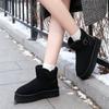 Fashion fur warm thick-soled snow boots women's winter velvet thickened new cotton shoes