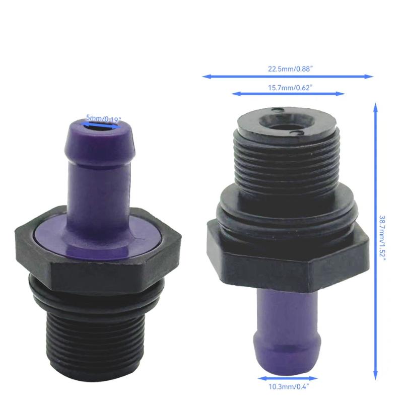 1Pcs Pcv Unidirectional Exhaust Gas Valve 11810-5H71A For Nissan Renault Almera Juke Kicks Lannia Latio Livina March Micra