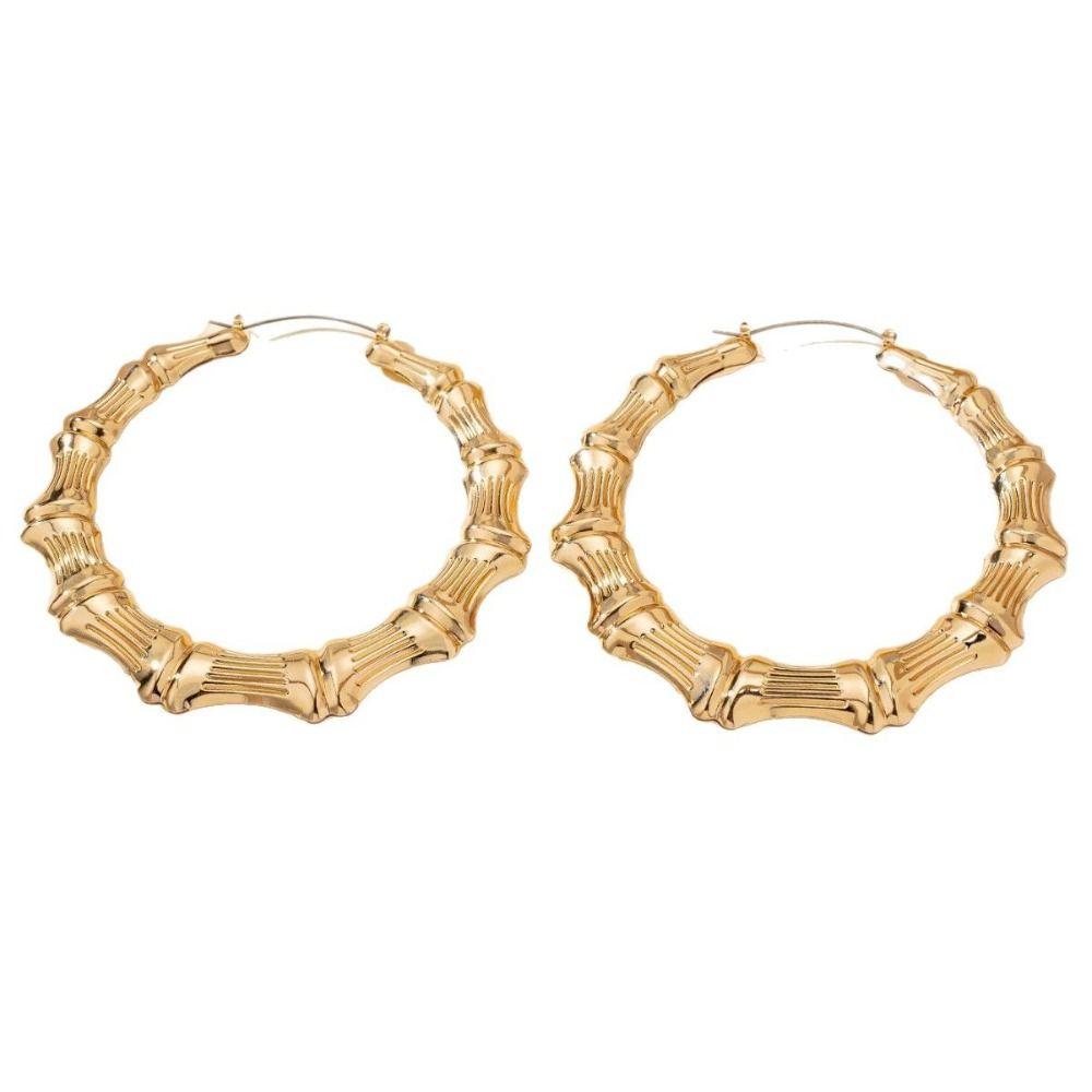Retro Design Bamboo Joint Earrings Bamboo Texture Bamboo Pattern Earrings  Party Accessories