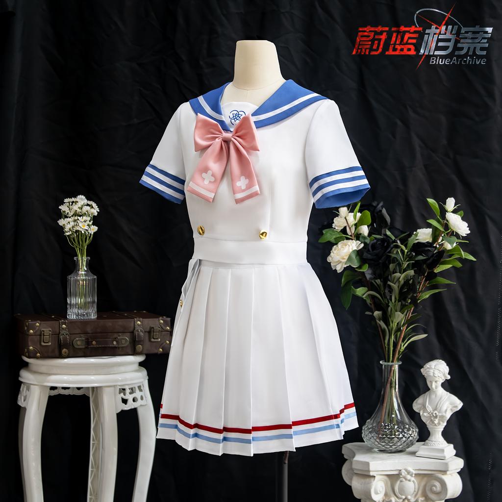 Blue Files Cos Clothes Uraura and Hanako Cosplay Clothes Game JK Uniform Sailor Clothes Anime Performance Clothes Full Set